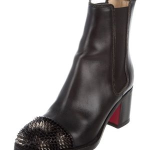 Christian Louboutin Otaboo Leather Ankle Boots